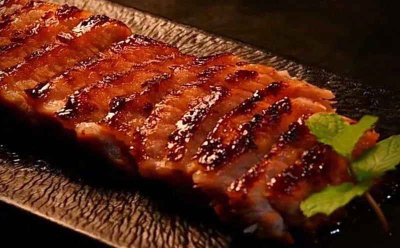 051 Grilled pork jowl steak