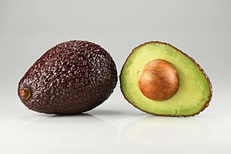 Avocado Wedges(The avocado, alligator pear or avocado pear (Persea americana) is an evergreen tree in the laurel family)