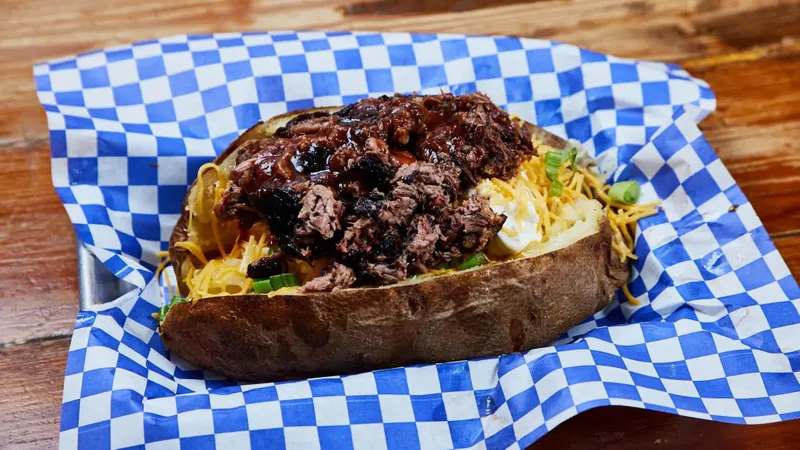 Big BBQ Baked Potato