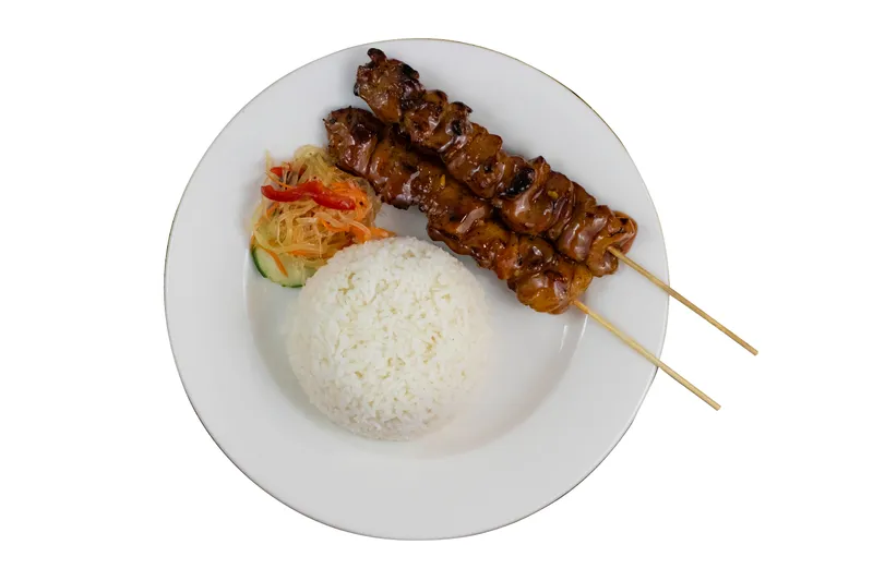 Filipino Style Skewer Meal