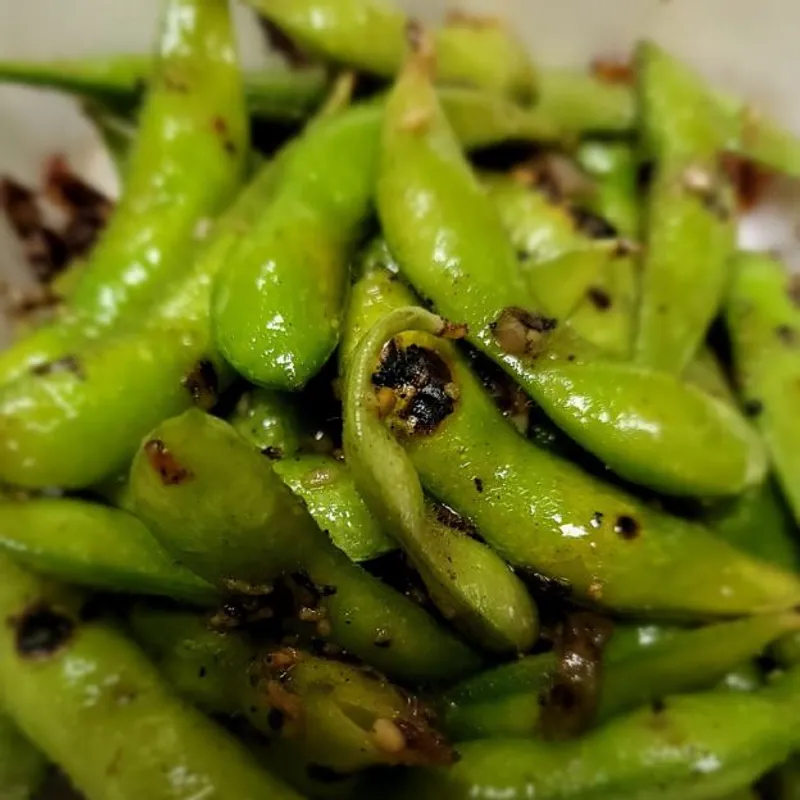 Garlic Edamame
