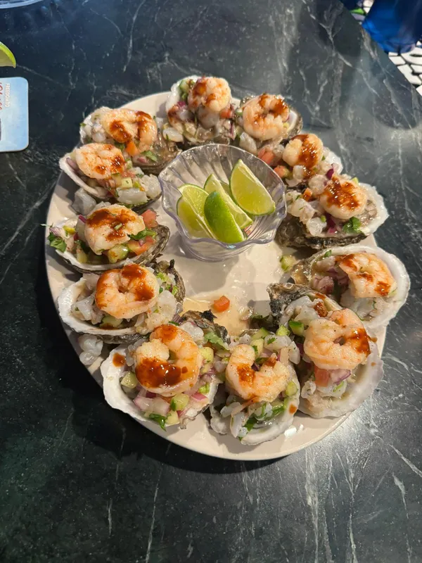 Oysters Con Ceviche