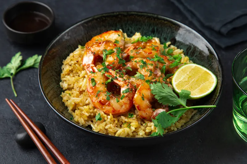 Cơm Chien Tom / Shrimp Fried Rice
