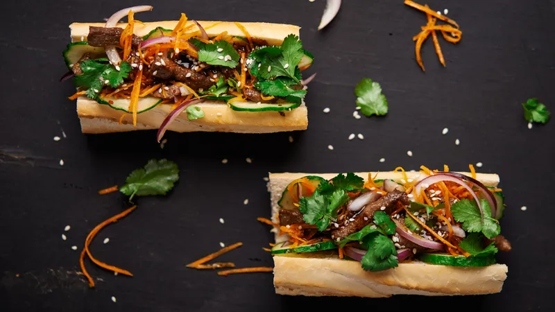 Grilled Beef Banh Mi