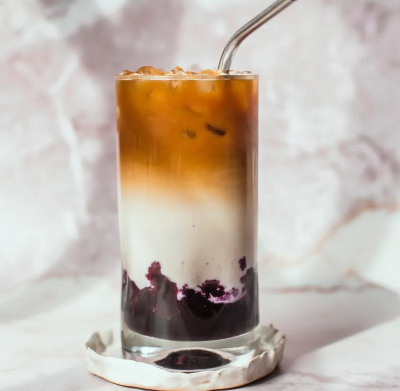 Iced Triple Berry Latte