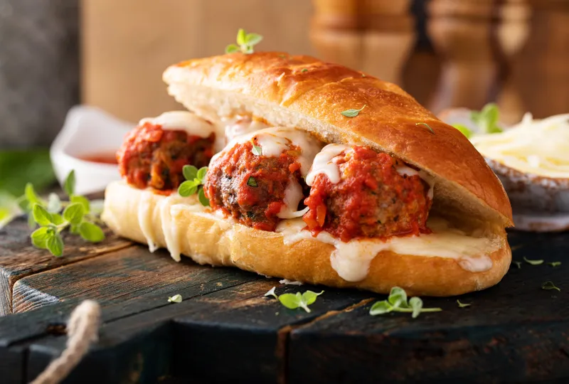 13. Meatball and Provolone