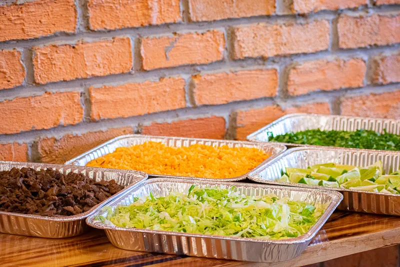 Taco bar for 20  people