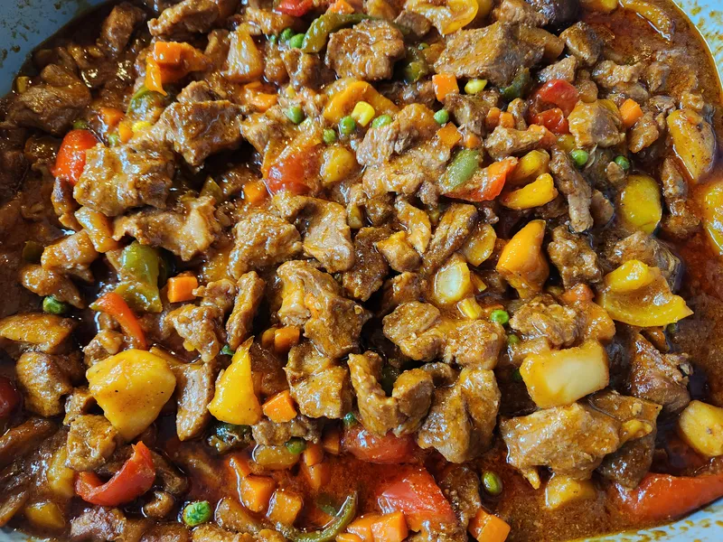 third pan apritada choice chicken or pork