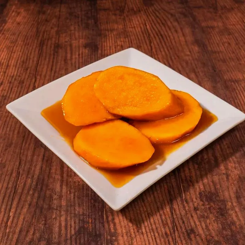Camote glaceado / Glazed sweet potatoes