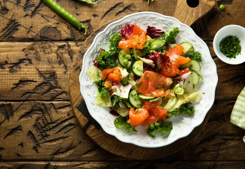 Smoked Salmon Salad