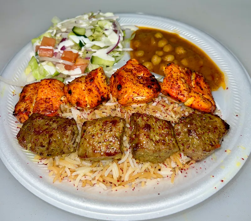 K9. Lamb & Chicken Combo Kabob