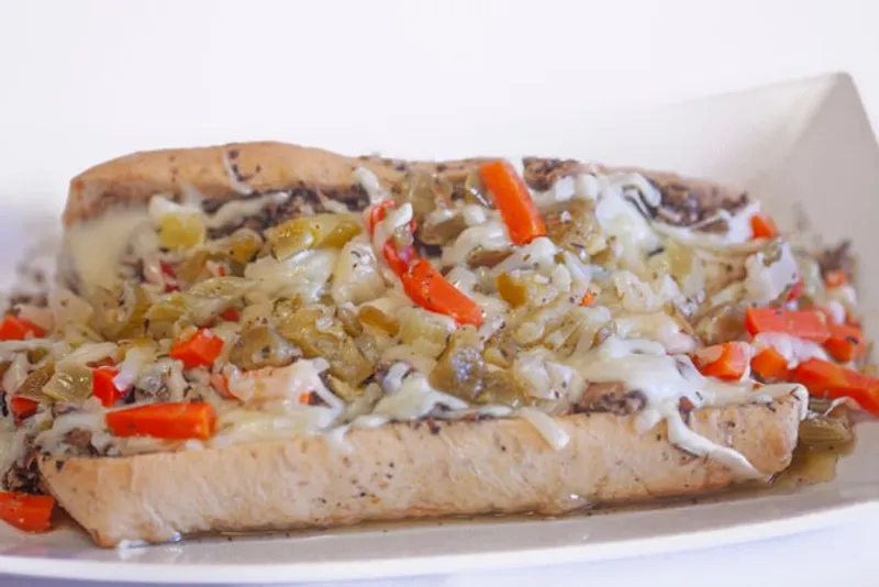 Italian Turkey Sandwich With Fries