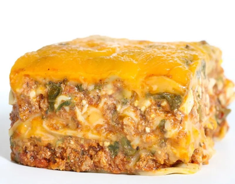 Turkey Lasagna With Spinach