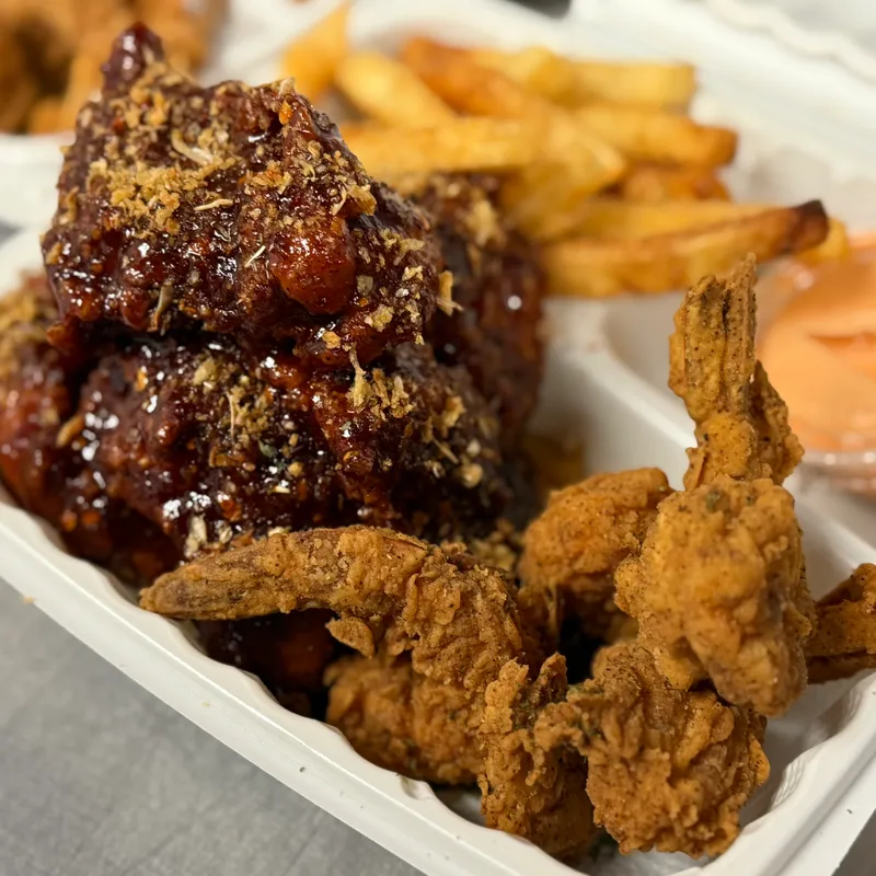 3pc Wing & 4pc Shrimp Combo