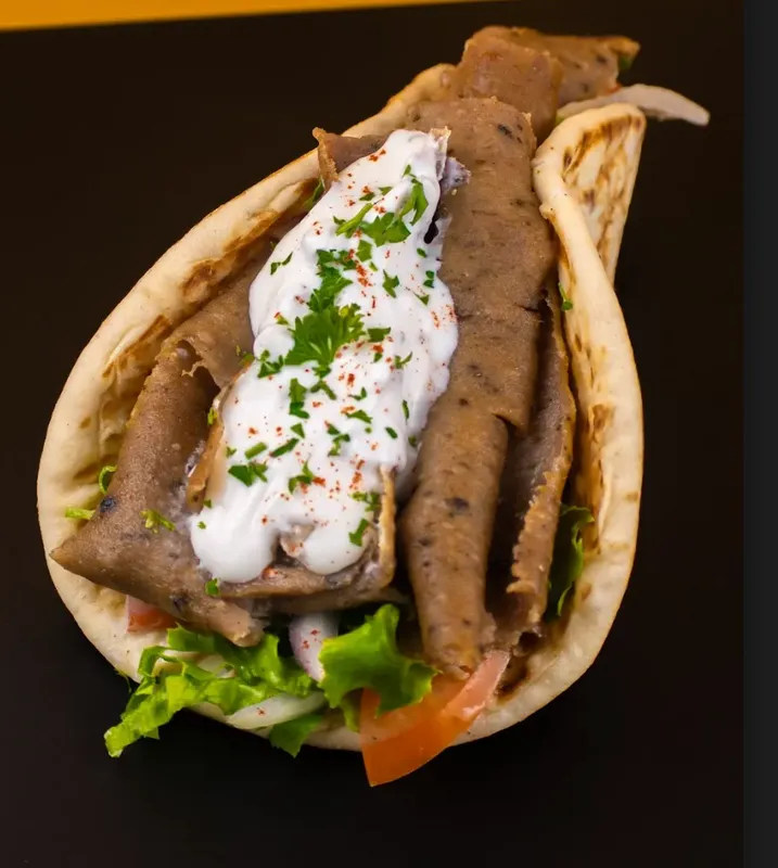 Traditional Gyro Sandwich