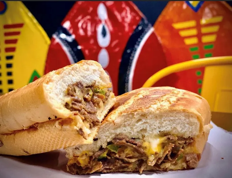 Chicken Philly cheesesteak