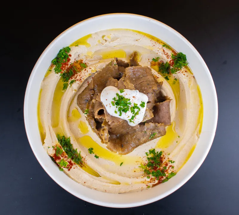 Hummus With Meat