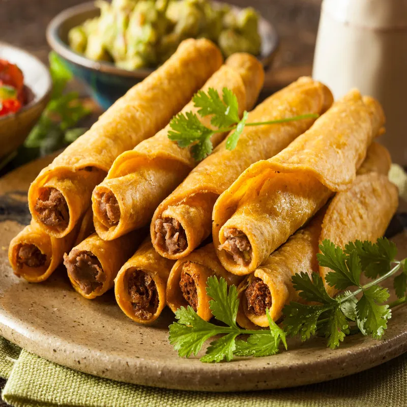 5 Rolled Tacos Supreme