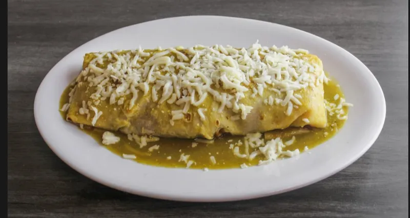 Smothered Asada Burrito