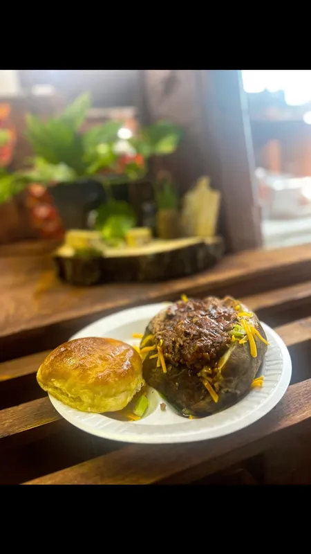 Baked Potato with Meat