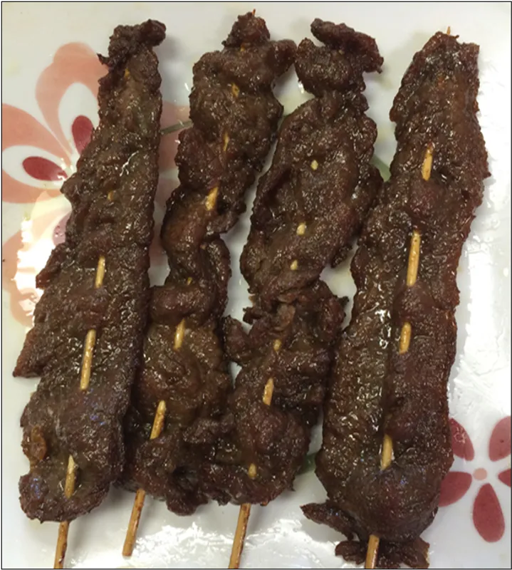 8. Teriyaki Beef (4 Skewers)