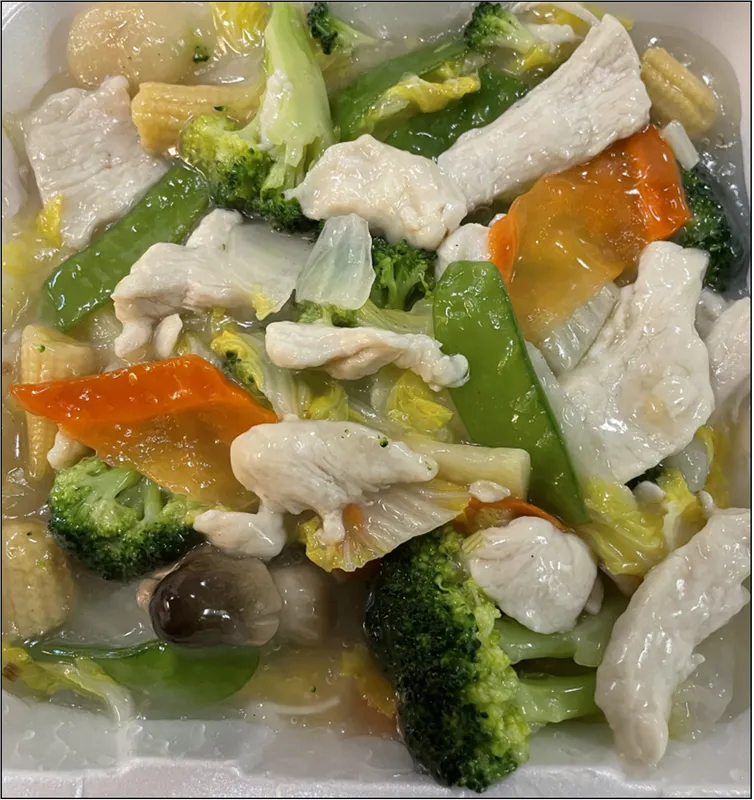100. Chicken Mixed Vegetables