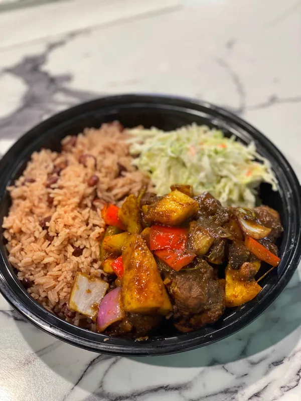 Brown Stew Chicken Bowl