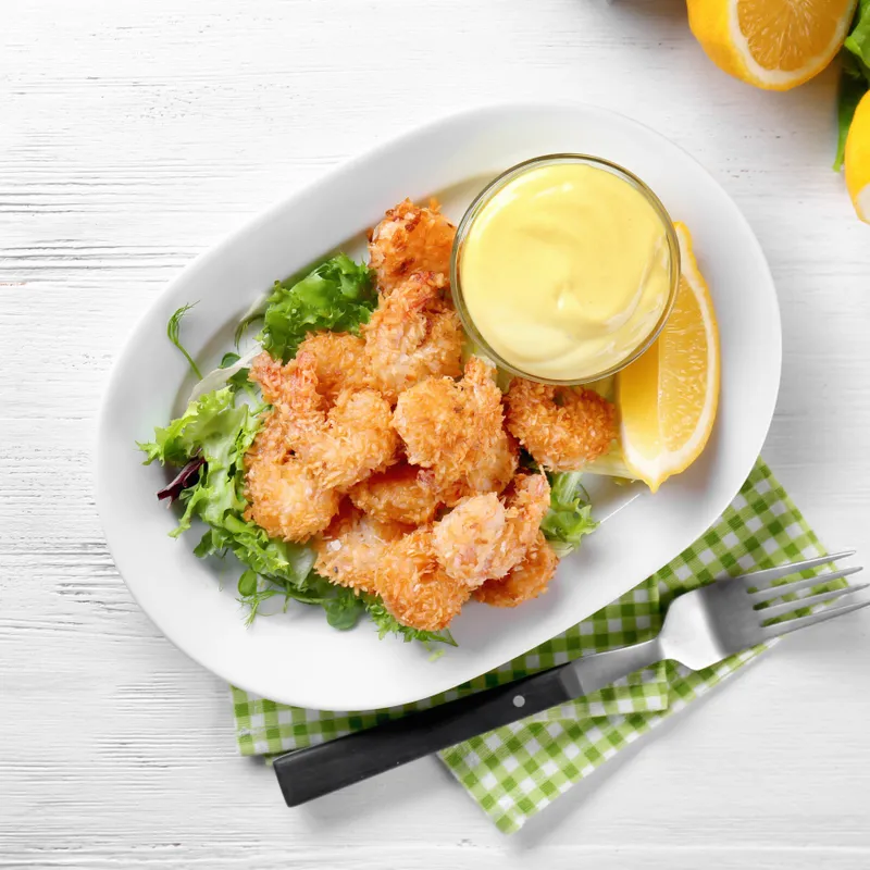 Fried Shrimp Basket (8)