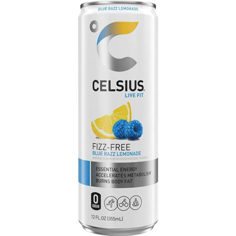 Celsius - Blue Razz Lemonade (Fizz-Free)