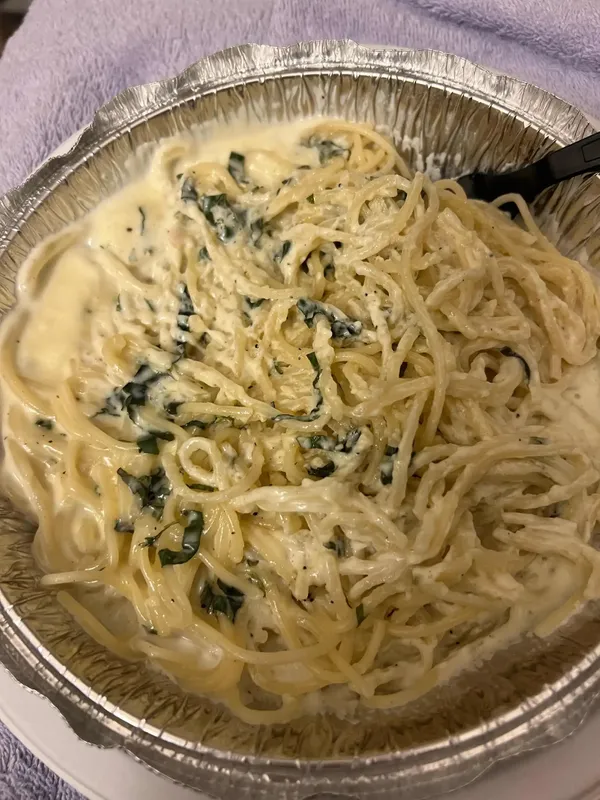 Spaghetti With Alfredo Sauce