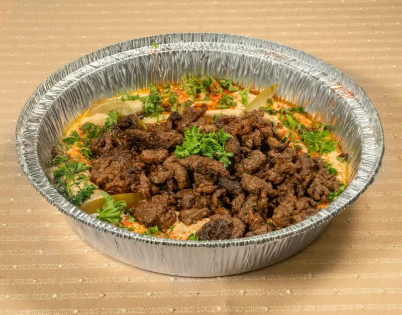 #3. Hummus With Meat