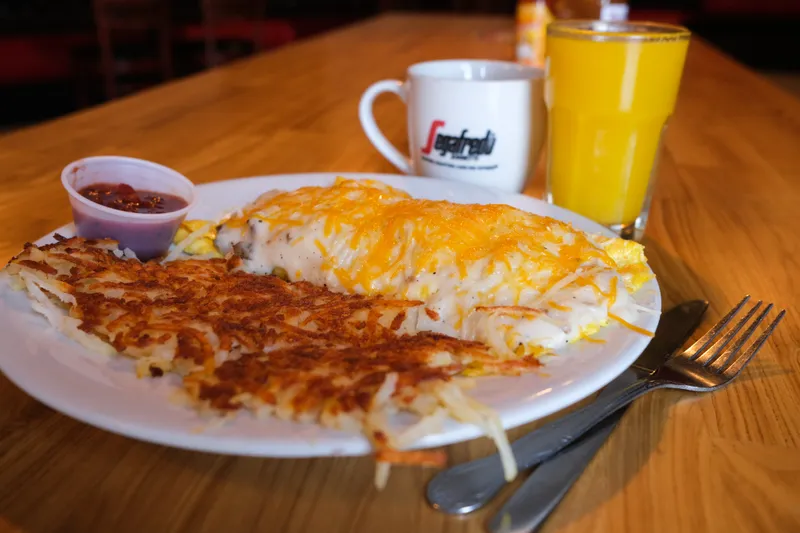 Cheddar Biscuits Omelette