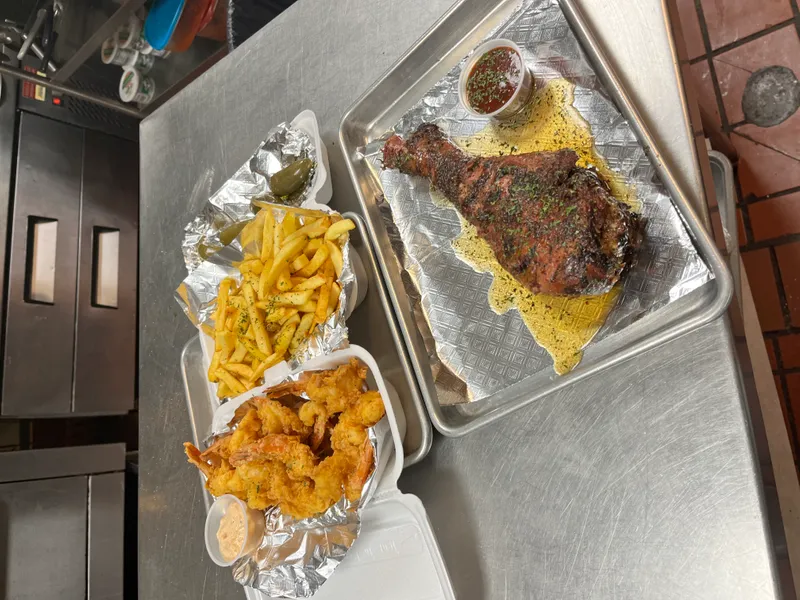 Etouffe Stuffed Turkey Leg