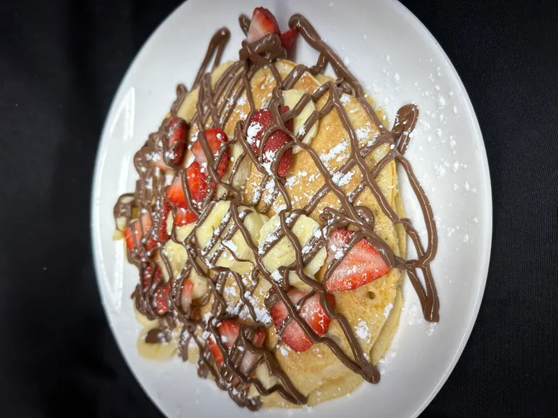 Banana, Strawberry, Nutella Cakes