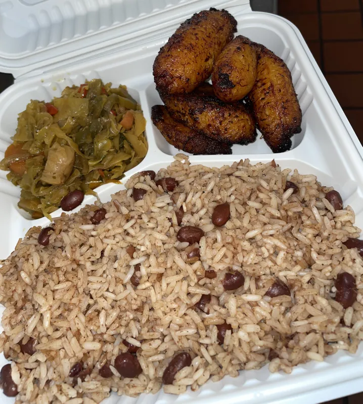Vegan Plate (Rice & Plantain)