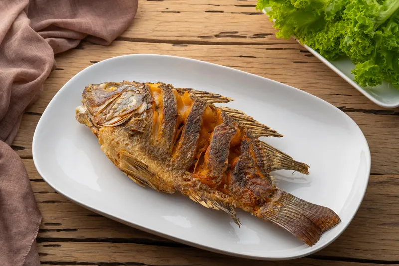 39. Deep-Fried Tilapia Fish