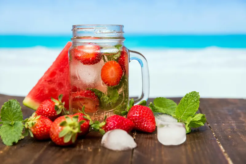 Strawberry juice is a sweet and refreshing drink made from fresh strawberries rich in vitamins and antioxidants It is a perfect choice for a healthy and delicious refreshment