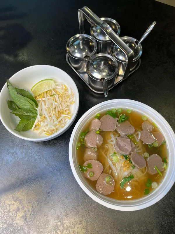 Pho Beef and Meatball