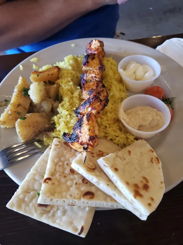 Chicken Kabob Plate