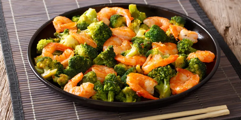 Shrimp with Broccoli
