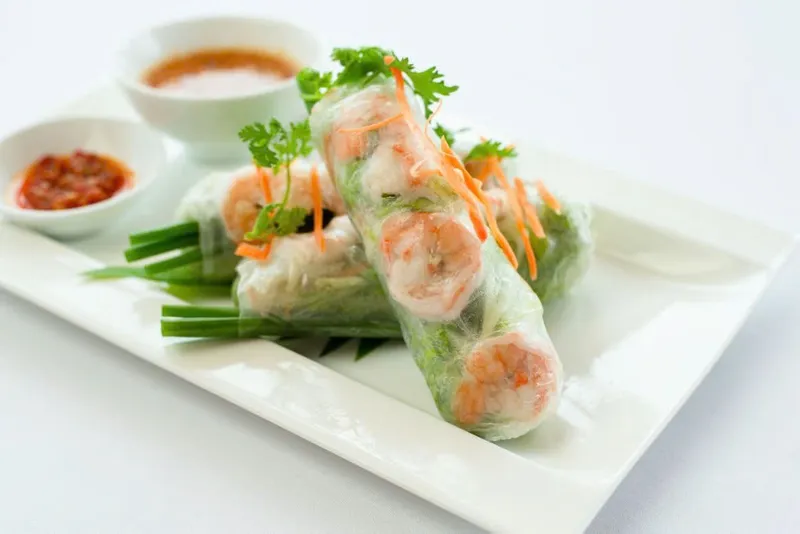 A3. Fresh Shrimp Spring Rolls
