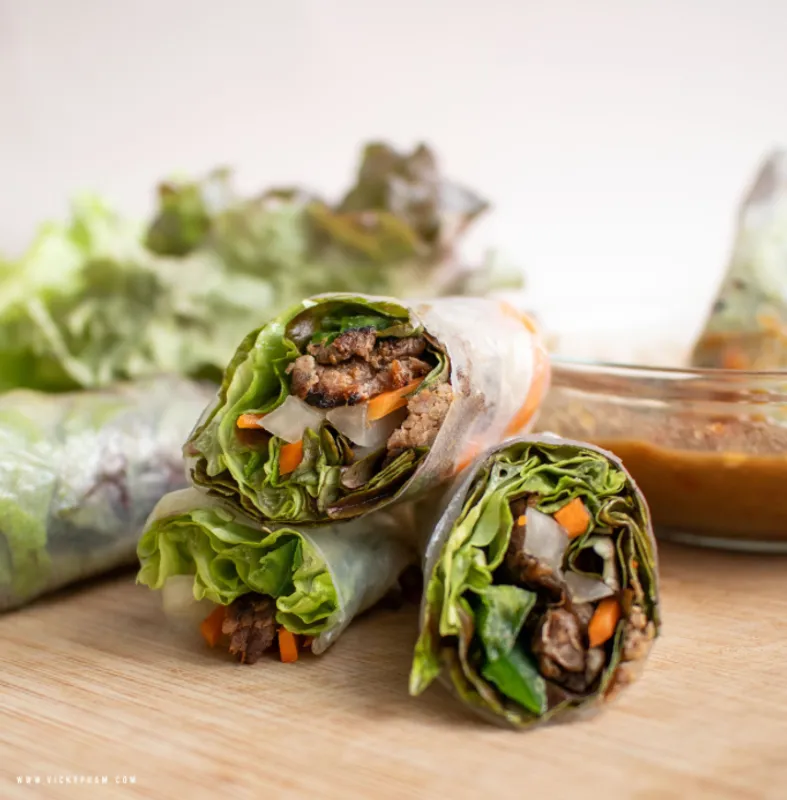A5. Grilled Pork Spring Rolls
