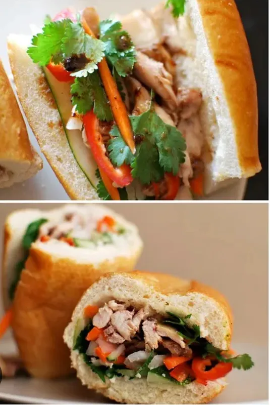 A8. Vietnamese Roasted Chicken Sandwich