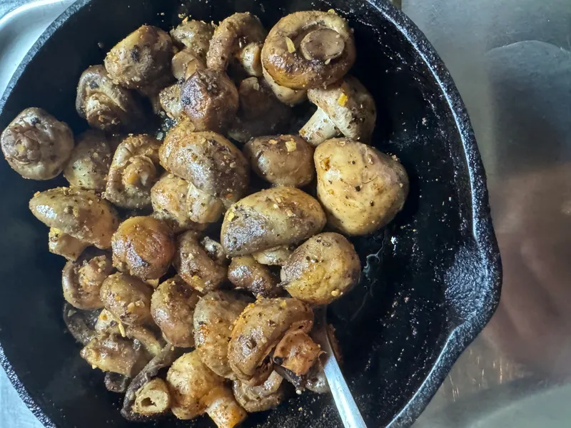 Sauteed mushrooms