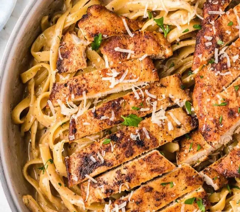 Blackened Chicken Alfredo