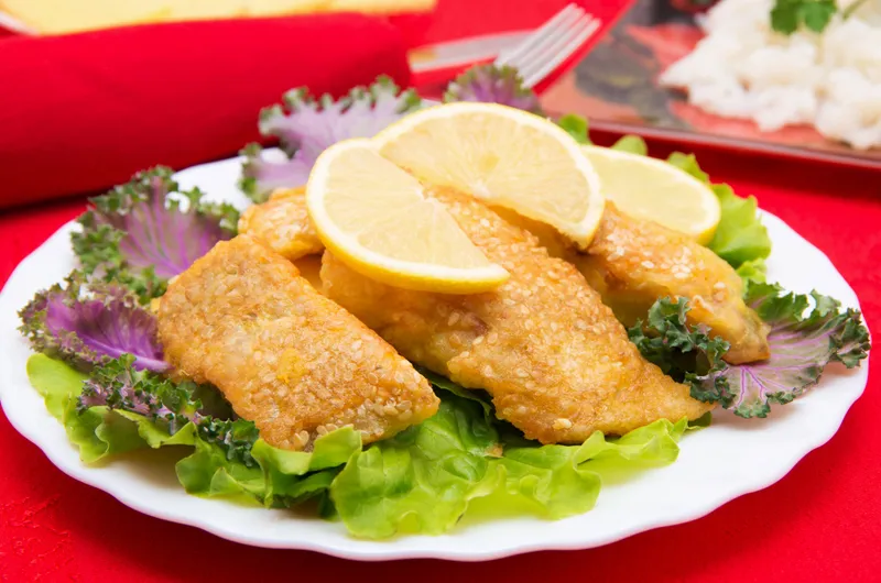 Grilled Catfish Fillet Plate