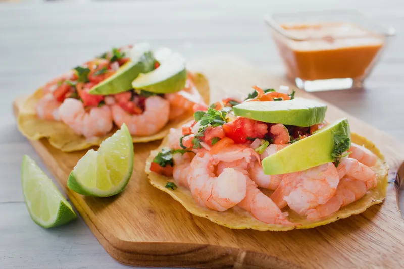 Shrimp Tostada