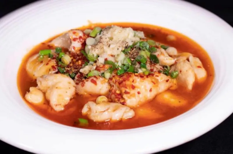 水煮鱼片 S11. Boiled Fish Fillet in Szechuan Spicy Sauce