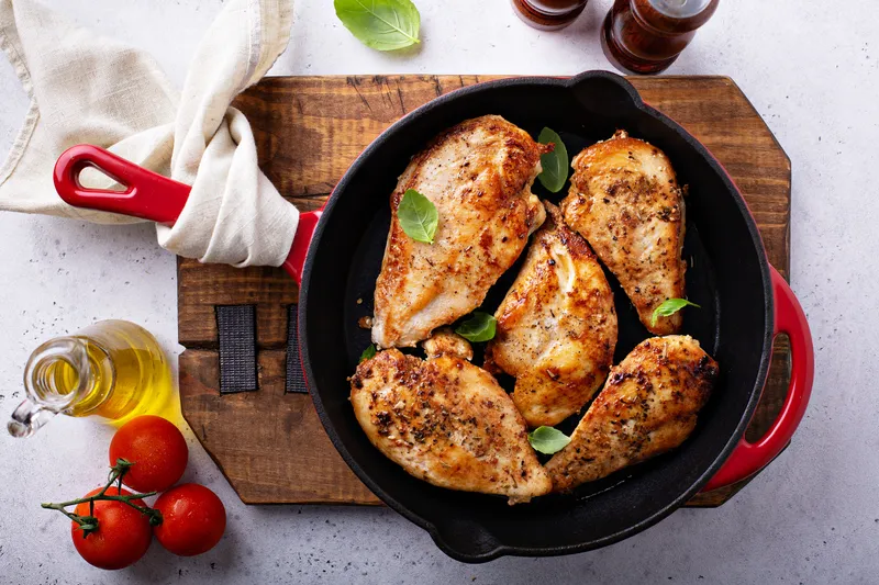 Grilled Chicken Skillet