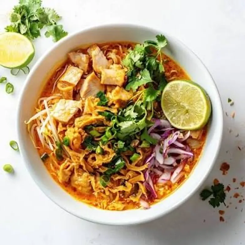 34. Khao Soi Noodle (Coconut Curry Noodle)